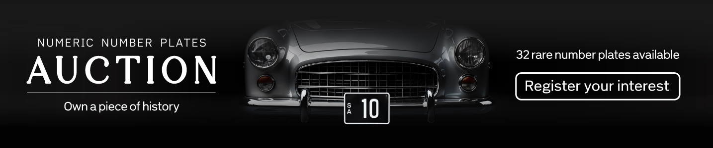 Numeric number plates auction